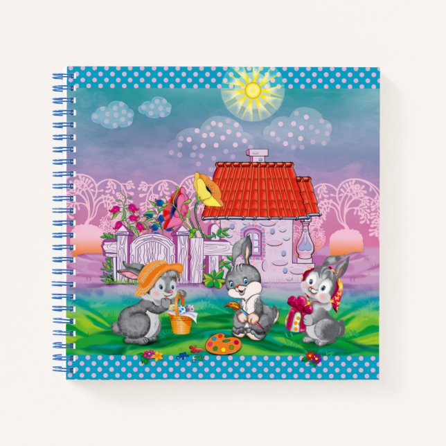 Cuaderno Bebé conejo pequeño (Anverso)