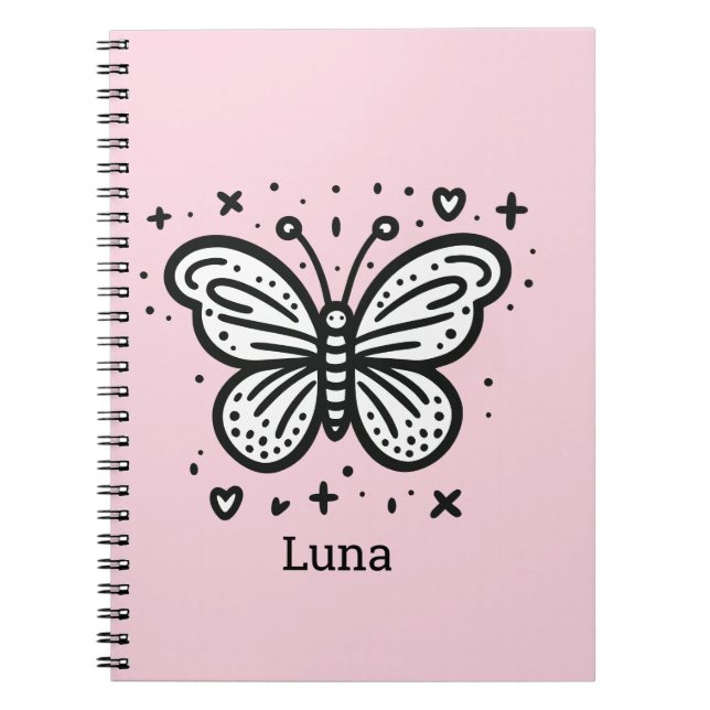 Cuaderno Bebé de búfalo fluffy - Animal de la granja Kawaii (Frente)