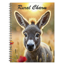 Bebé de donkey naturaleza pacífica, campo de amapo