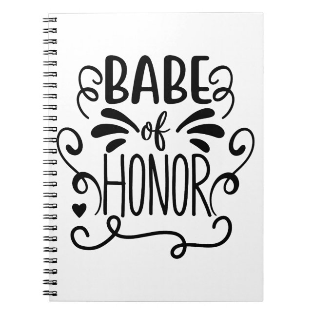 Cuaderno Bebé de Honor (Frente)