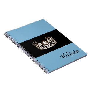 Cuaderno Bebé de Miss EE.UU. Bebé Blue Crown Notebook - Nom