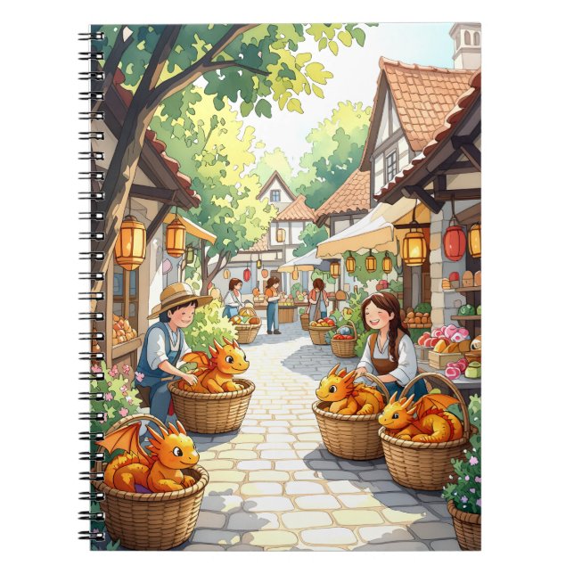 Cuaderno Bebé Dragon Market Adventure Notebook (Frente)