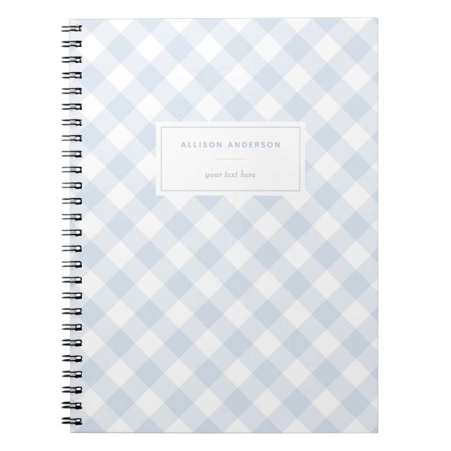 Cuaderno Bebé elegante Búfalo azul para portátil (Frente)