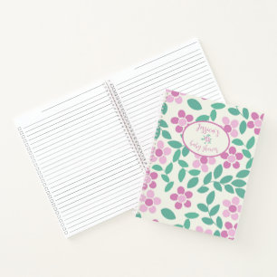 Cuaderno Bebé en Bloom Bloc de notas Baby Shower de color r