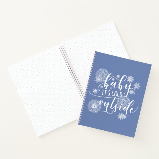 Cuaderno Bebé, está frío fuera de la cita de Navidades (Interior)