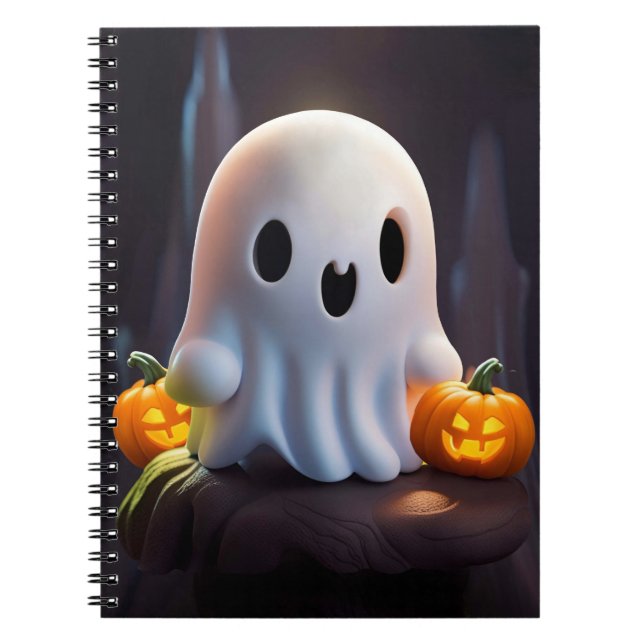 Cuaderno Bebé Fantasma Típico personaje de Halloween (Frente)