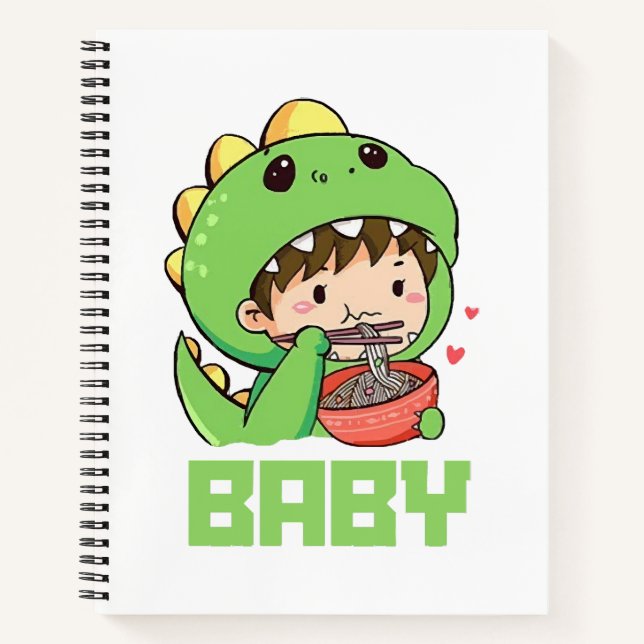 Cuaderno bebé godzilla (Anverso)