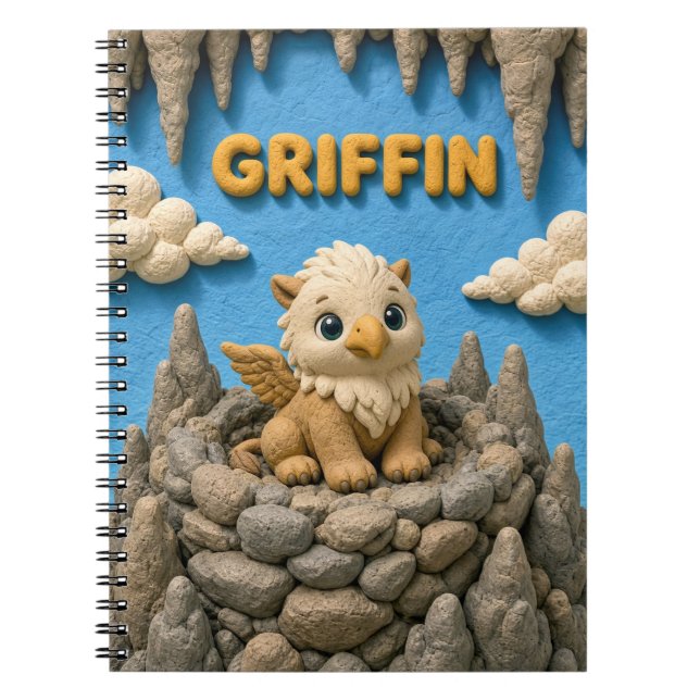 Cuaderno Bebé Grifo Adorable, Mitológico (Frente)