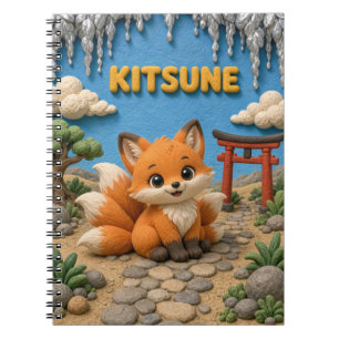 Cuaderno Bebé Kitsune Adorable, Mitológico