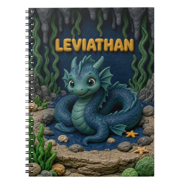 Cuaderno Bebé Leviatán Lindo, Mitológico (Frente)