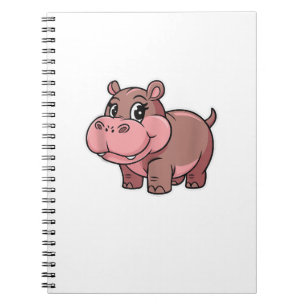 Cuaderno Bebé lindo Hippo Moo Deng Tank Top_1