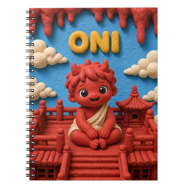 Cuaderno Bebé Oni Adorable, Mitológico (Frente)