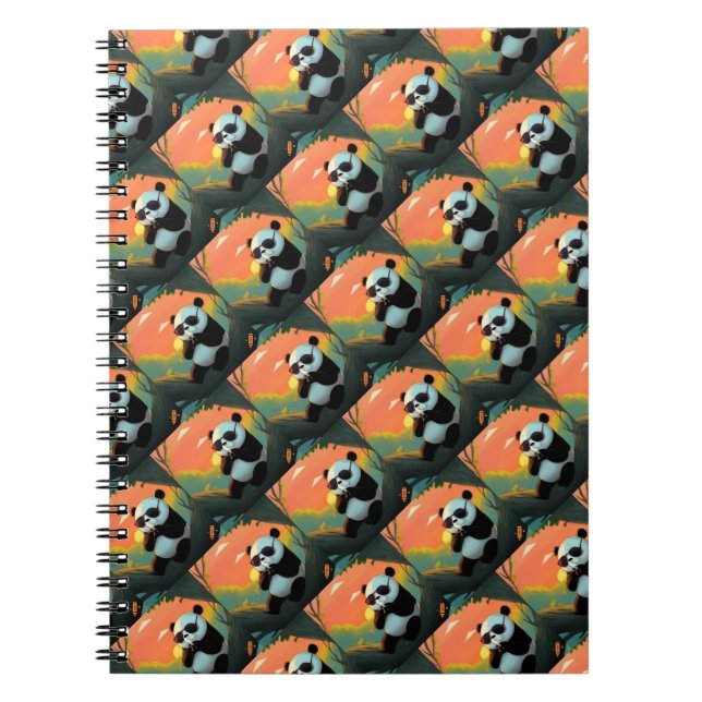 Cuaderno Bebé Panda Adorable (Frente)
