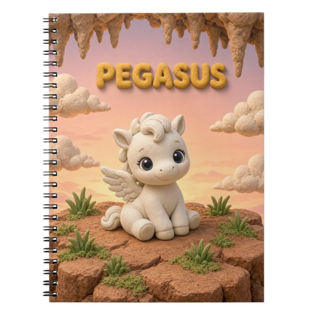 Cuaderno Bebé Pegaso Adorable, Mitológico (Frente)