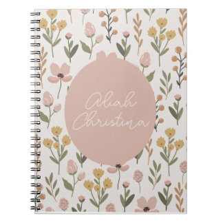 Cuaderno Bebé personalizado de bloc de notas en espiral de 
