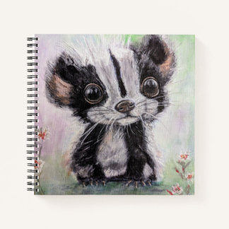Cuaderno Bebé Personalizado Skunk de 8,5" x 8,5"