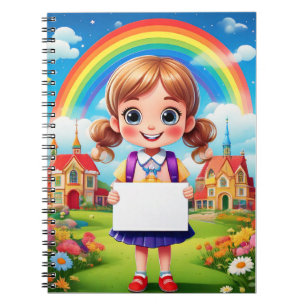 Cuaderno Bebé portátil para niñas - De vuelta a la escuela