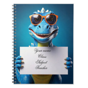 Cuaderno Bebé portátil - Pon tu nombre - Dinosaurio
