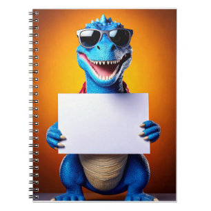 Cuaderno Bebé portátil - Pon tu nombre - Dinosaurio