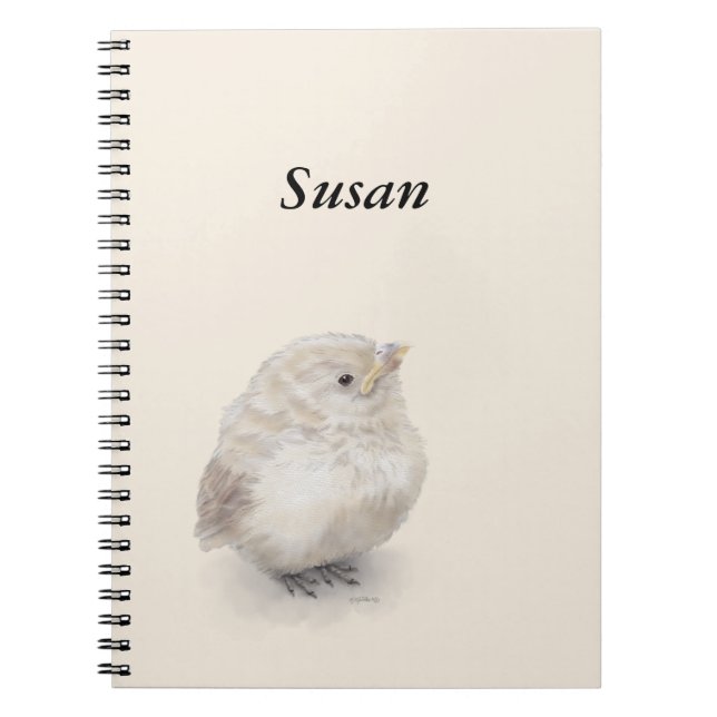 Cuaderno Bebé Sparrow Digital Watercolor (Frente)