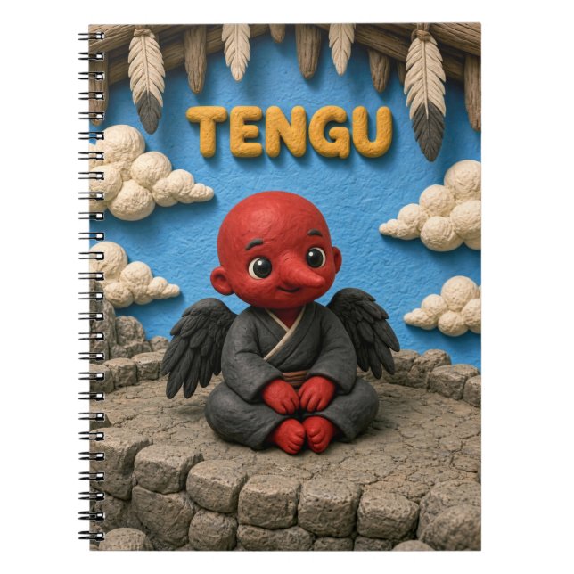 Cuaderno Bebé Tengu Lindo, Mitológico (Frente)