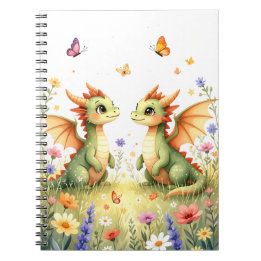Cuaderno Bebés gemelos Dragones para la fantasía