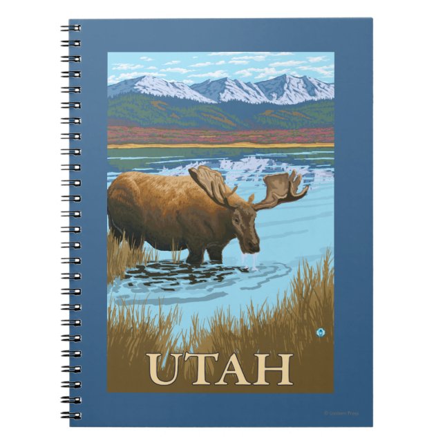Cuaderno Bebida de MooseUtah (Frente)