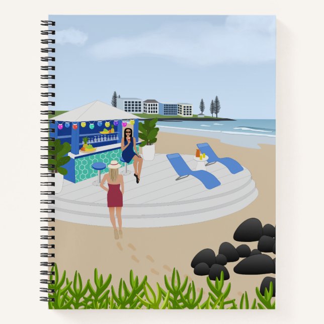 Cuaderno Bebidas en el Beach Bar (Anverso)