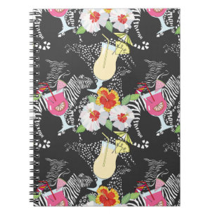 Cuaderno Bebidas tropicales con los animales
