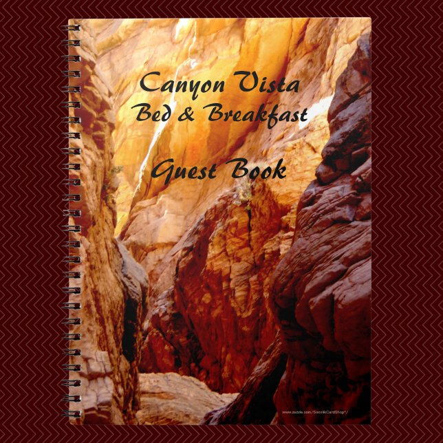 Cuaderno Bed & Breakfast Guest Book, Southwest Canyon B&B (Subido por el creador)