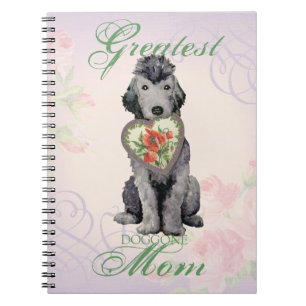Cuaderno Bedllington Terrier Heart Mom Notebook