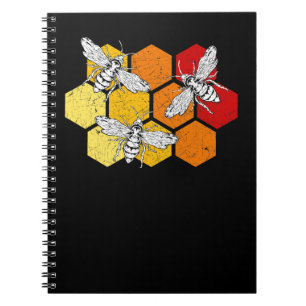 Cuaderno Bee Beekeeper Honeycomb Apiarist Honey Bee Beekeep