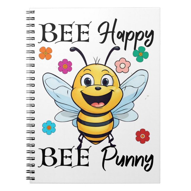 Cuaderno Bee Happy Bee Punny (Frente)
