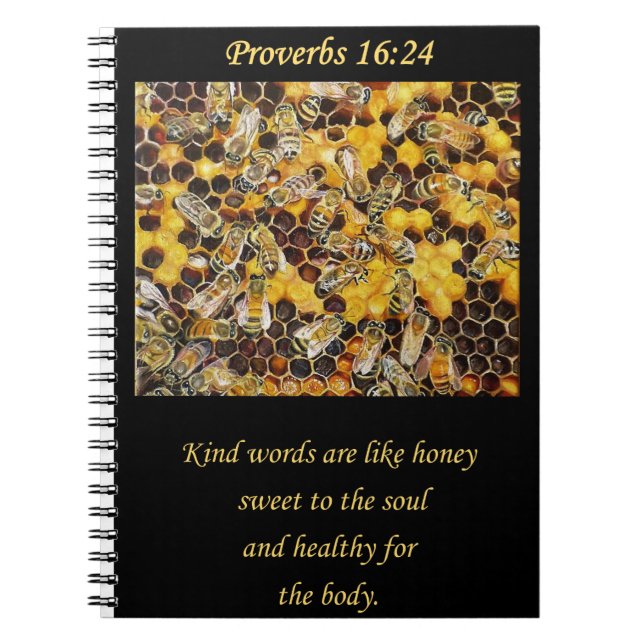 Cuaderno Bee Hive. Christian gift (Frente)