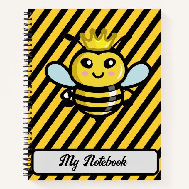 Cuaderno Bee Notebook de reina (Anverso)