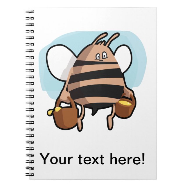 Cuaderno Bee personalizado (Frente)