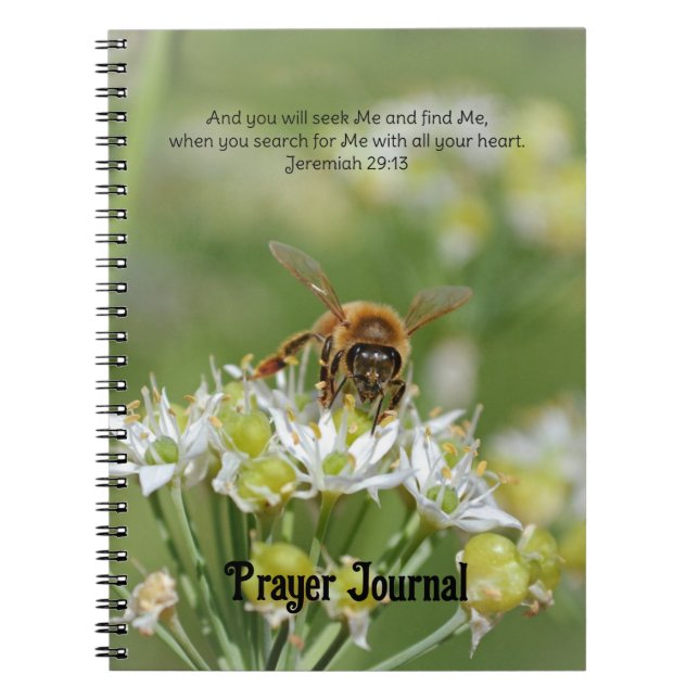 Cuaderno Bee Searching Faith Prayer Journal (Frente)