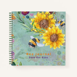 Cuaderno BEE Waters Journal - Abejas con vigilantes y resca