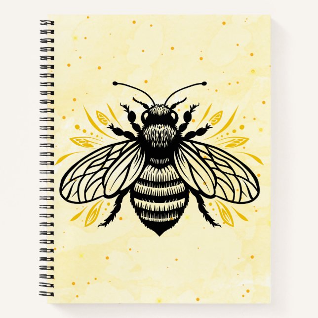 Cuaderno Bee-yond Beautiful Spiral Notebook (Anverso)
