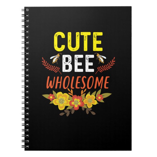 Cuaderno Beekeeper Art Cute Bee Wholesome (Frente)
