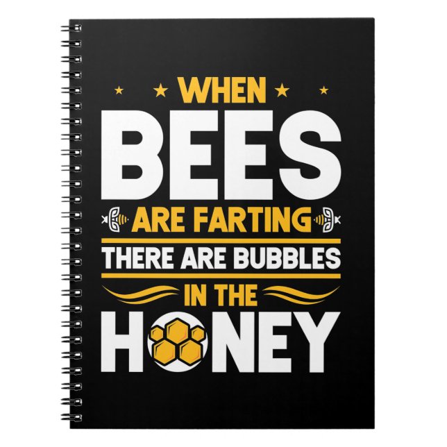 Cuaderno Beekeeper Gift | Cuando las abejas están despidien (Frente)