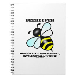 Cuaderno Beekeeper intelectual independiente con opinión
