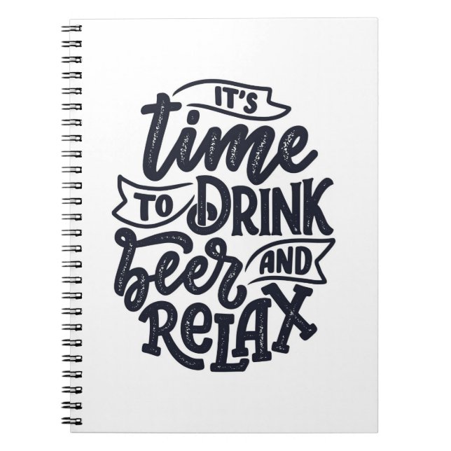 Cuaderno Beer Beer Beer Y Relax (Frente)