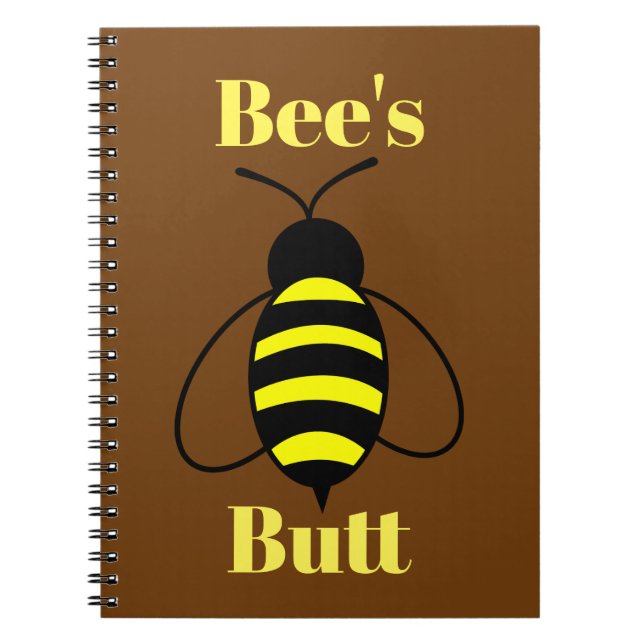 Cuaderno Bee's Butt Notebook (Frente)
