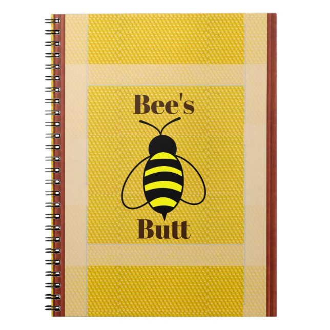 Cuaderno Bee's Butt Notebook (Frente)