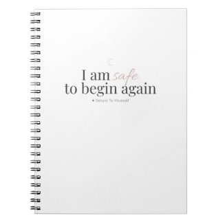 Cuaderno Begin Again Affirmation