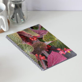 Cuaderno Begonia Floral Peluda Colorida