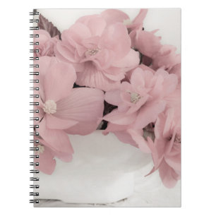 Cuaderno Begonias rosadas