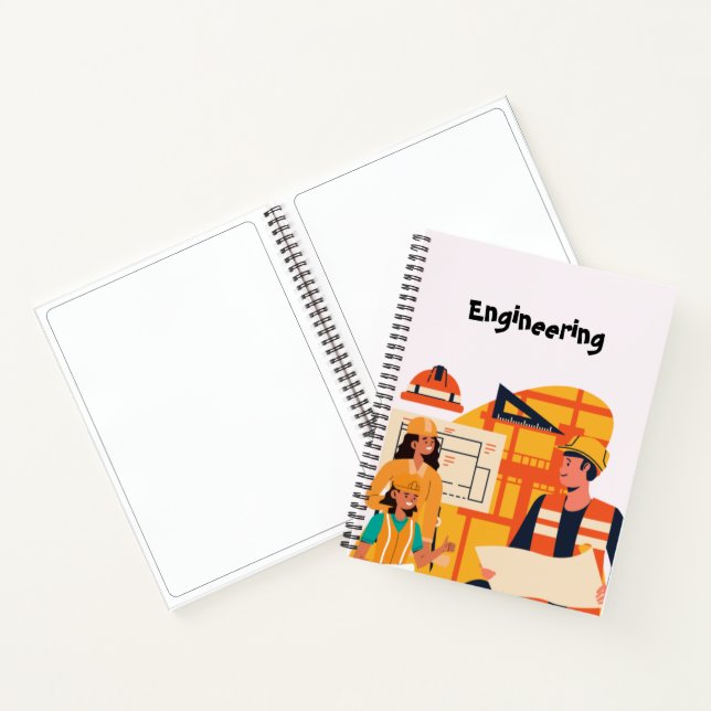 cuaderno beige de ingeniería (Interior)