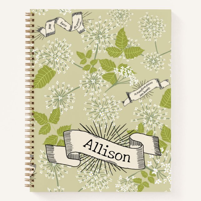Cuaderno BEIGE Ivy Cicuta (Anverso)